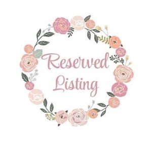 Reserved 💕